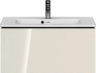 Duravit WTU Compact L-Cube 400x820x391mm 1 Auszug, Weiß Hochglanz – Bild 3