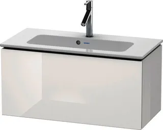 Duravit WTU Compact L-Cube 400x820x391mm 1 Auszug, Weiß Hochglanz – Bild 4
