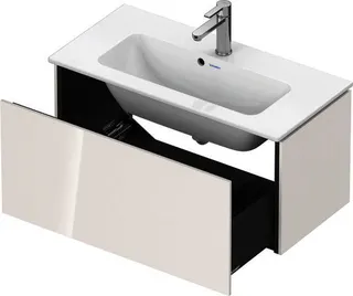 Duravit WTU Compact L-Cube 400x820x391mm 1 Auszug, Weiß Hochglanz – Bild 5