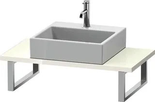 DU Konsole variabel L-Cube Compact 1 Ausschn.,30xvarx480,Weiß Hochglanz