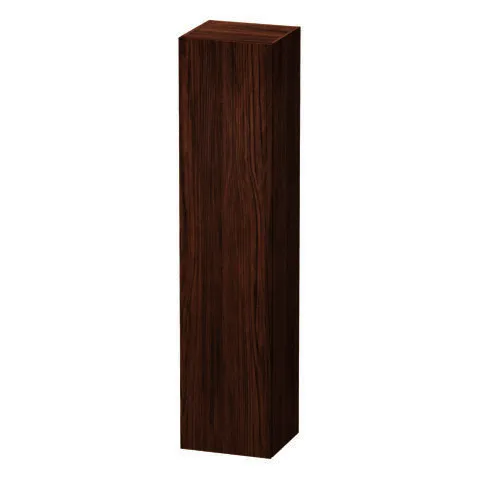 Duravit Hochschrank L-Cube 363x400x1760mm 1 Tür, TA re., Nussbaum Dunkel