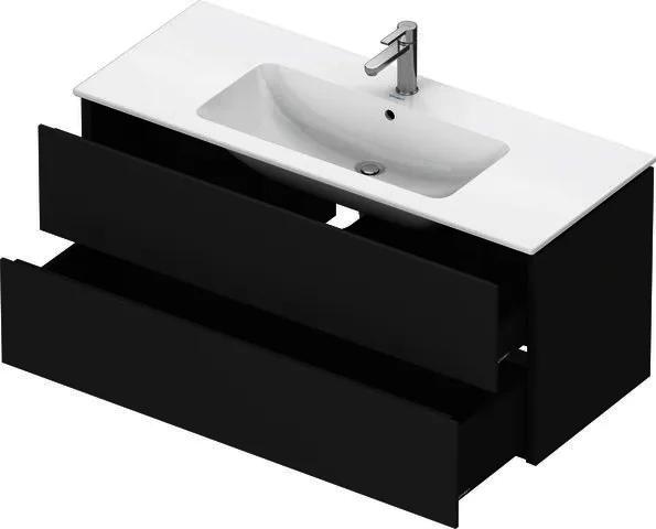 Duravit WTU wandh. L-Cube 481x1220x550mm 2 SchKa, f.233612, graphit matt