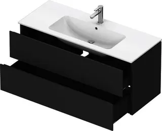DU WTU wandh. L-Cube 481x1220x550mm 2 SchKa, f.233612, graphit matt