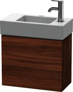 DU WTU L-Cube 400x480x240mm,wandhängend 1 Tür, TA li, Nussbaum Natur