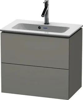 DU WTU Compact L-Cube 550x620x391mm 2 Schubkästen, Betongrau Matt
