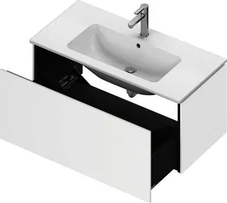 Duravit WTU wandhängend L-Cube 481x1020x400mm 1 Auszug, f.233610, weiß matt – Bild 3