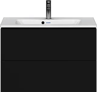 Duravit WTU Compact L-Cube 550x820x391mm 2 Schubkästen, Graphit Matt – Bild 3