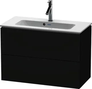 Duravit WTU Compact L-Cube 550x820x391mm 2 Schubkästen, Graphit Matt – Bild 4