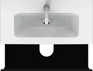 Duravit WTU Compact L-Cube 550x820x391mm 2 Schubkästen, Graphit Matt – Bild 5