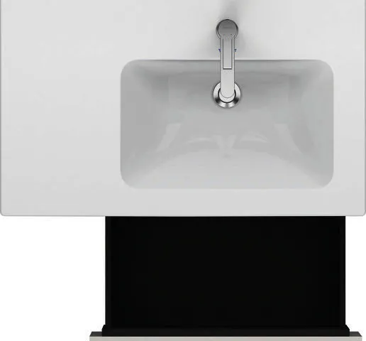 Duravit WTU L-Cube 400x820x481mm, wandh. 1 Auszug,Becken re.,Weiß Hochglanz