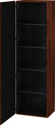 Duravit Hochschrank L-Cube 363x500x1760mm 1 Tür, TA li., nussbaum natur
