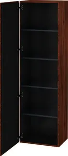 Duravit Hochschrank L-Cube 363x500x1760mm 1 Tür, TA li., nussbaum natur