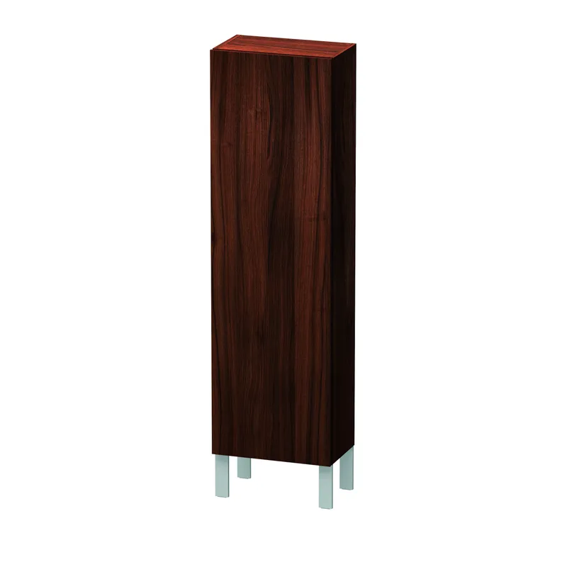 Duravit Halbhochschrank L-Cube 243x400x1320mm 1 Tür, TA re., nussbaum natur
