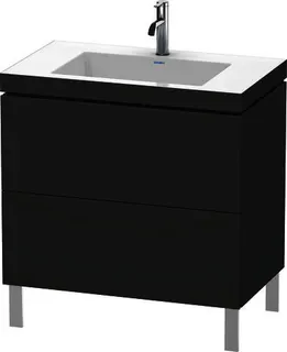 DU WTU L-Cube m. Vero Air 698x800x480mm 1 HL, 2 Auszüge, Graphit Matt