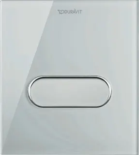 DU DuraSys A1 Betät.-Pl.mech. f. Urinal Aufgesetzt, Glas Weiß