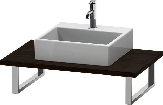 Duravit Konsole variabel L-Cube 1 Ausschn.,30xvarx550,Nussbaum Dunkel