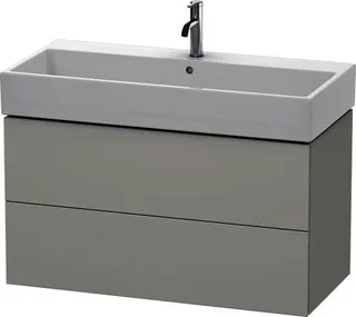 Duravit WTU L-Cube 544x984x459mm 2 Schubkästen, Betongrau Matt – Bild 4