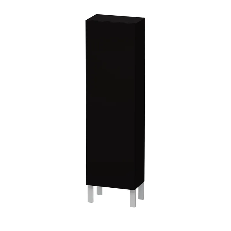 Duravit Halbhochschrank L-Cube 243x400x1320mm 1 Tür, TA re., graphit supermatt