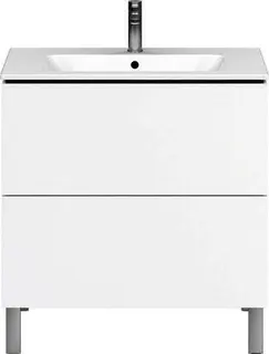 Duravit WTU stehend L-Cube 481x820x704mm 2 Auszüge, f.233683, weiß matt