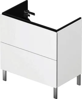Duravit WTU stehend L-Cube 481x820x704mm 2 Auszüge, f.233683, weiß matt – Bild 5