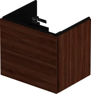 DU WTU wandh. L-Cube 481x620x550mm 2 SchKa, f.233663, nussbaum natur