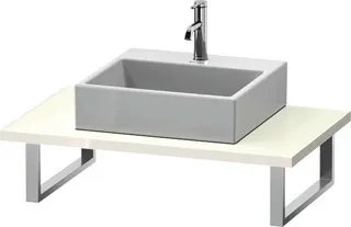 DU Konsole variabel L-Cube 1 Ausschn.,30xvarx550,Weiß Hochglanz