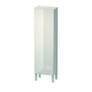 Duravit Halbhochschrank L-Cube 243x400x1320mm 1 Tür, TA re., weiß hochglanz lack