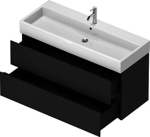Duravit WTU L-Cube 544x1184x459mm 2 Schubkästen, Graphit Matt