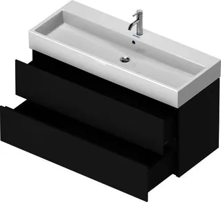 DU WTU L-Cube 544x1184x459mm 2 Schubkästen, Graphit Matt
