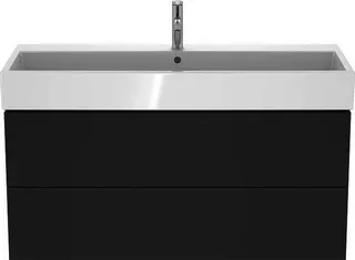 Duravit WTU L-Cube 544x1184x459mm 2 Schubkästen, Graphit Matt – Bild 2