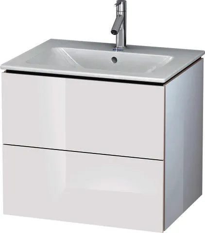 Duravit WTU wandh. L-Cube 481x620x550mm 2 SchKa, f.233663, weiß hochglanz