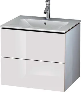 DU WTU wandh. L-Cube 481x620x550mm 2 SchKa, f.233663, weiß hochglanz