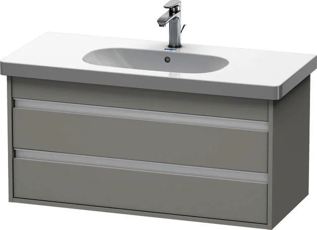 Duravit WTU wandhängend Ketho 455x1000x480mm 2 SchKa, für 034210, Betongrau Matt