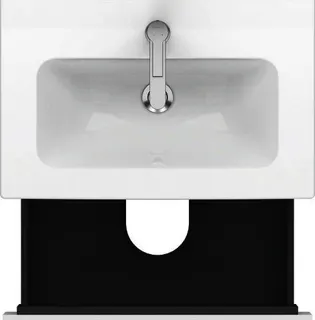 Duravit WTU Compact L-Cube 550x620x391mm 2 Schubkästen, Weiß Matt – Bild 3