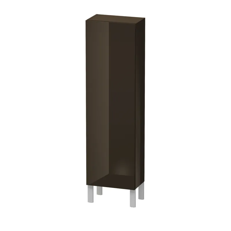 Duravit Halbhochschrank L-Cube 243x400x1320mm 1 Tür, TA re., flannel grey hochglanz