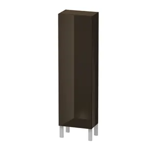 Duravit Halbhochschrank L-Cube 243x400x1320mm 1 Tür, TA re., flannel grey hochglanz