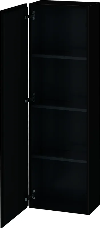 Duravit Halbhochschrank L-Cube 243x400x1320mm 1 Tür, TA li., graphit matt