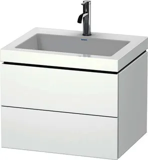 DU WTU L-Cube mit Vero Air 500x600x480 1 HL, 2 SchKa, Weiß Matt
