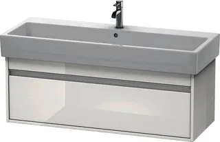 DU WTU wandhängend Ketho 440x1150x410mm 1 Auszug, für 045412, weiß hochglanz