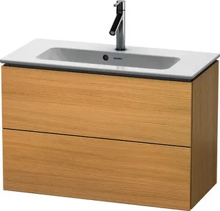 Duravit WTU Compact L-Cube 550x820x391mm 2 Schubkästen, Mediterrane Eiche – Bild 4