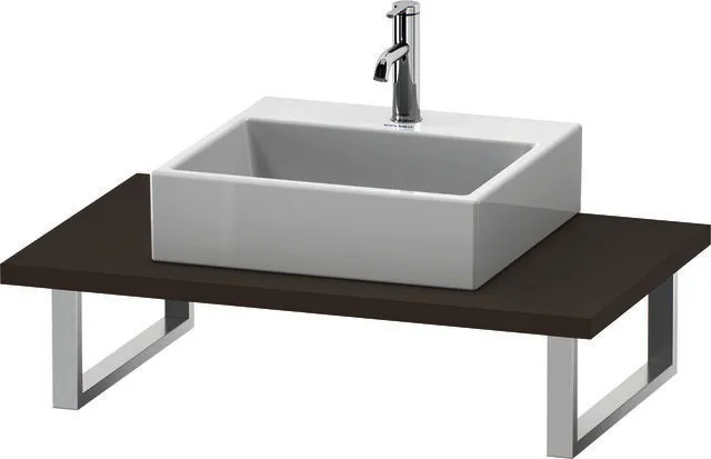 Duravit Konsole variabel L-Cube 1 Ausschn.,30xvarx550,Basalt Matt