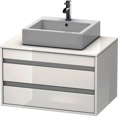 Duravit WTU wandhängend Ketho 550x800x496mm 2 SchKa, für ASB mi., weiß hochglanz