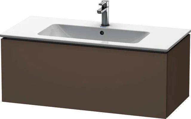 Duravit WTU wandhängend L-Cube 481x1020x400mm 1 Auszug, f.233610, basalt matt