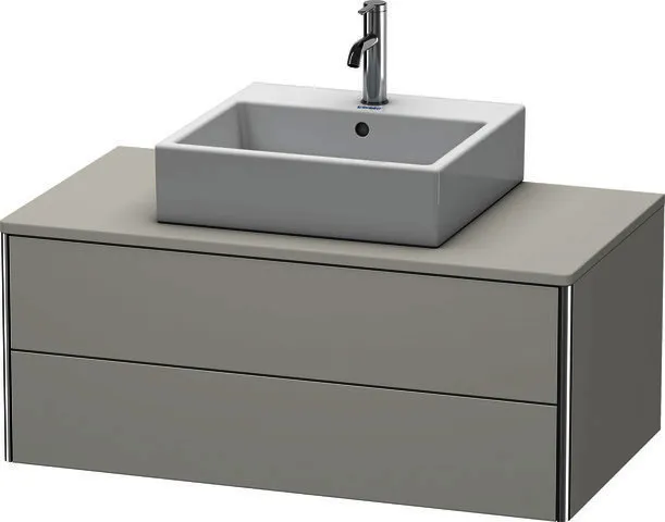 Duravit WTU XSquare 400x1000x548, wandhängend Betongrau Matt, 2 Schubkästen