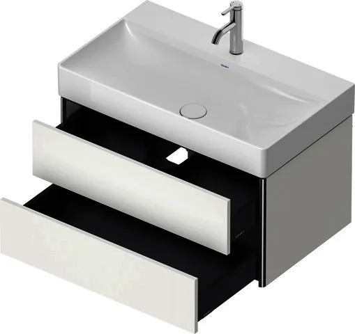 Duravit WTU XSquare 397x784x460mm 2 Schubk., Weiß Matt