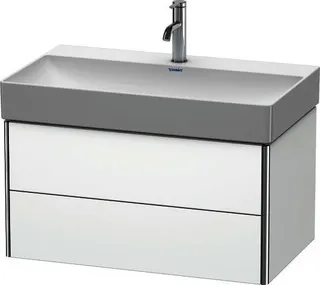 Duravit WTU XSquare 397x784x460mm 2 Schubk., Weiß Matt – Bild 2