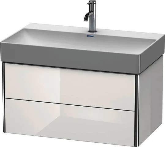 Duravit WTU XSquare 397x784x460mm 2 Schubk., Weiß Hochglanz