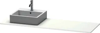 DU Konsole XSquare, 1 Ausschnitt, links 16x1600x550mm, Weiß Matt