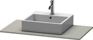 DU Konsole XSquare mit einem Ausschnitt 16x1000x550mm, Betongrau Matt