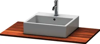 DU Massivholzkonsole XSquare,1 Ausschn. 20x1000x550mm, Amerik. Nussbaum massiv